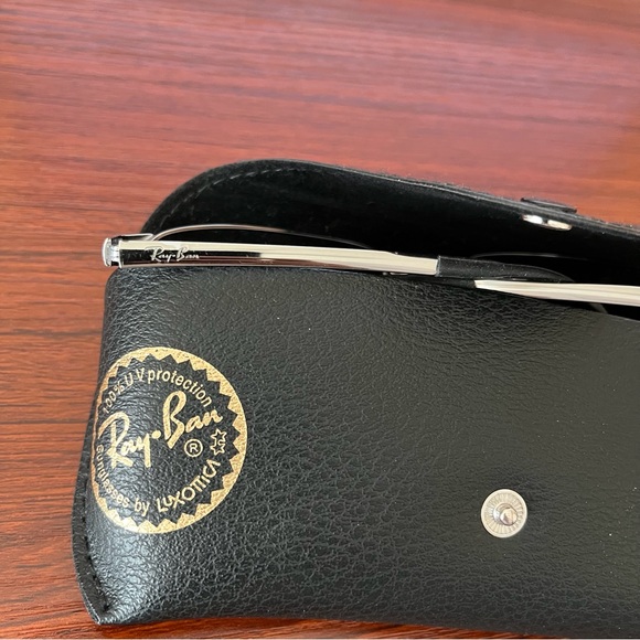 Ray-Ban RB3176 004/48 Flight Aviator Silver Metal Sunglass Frames Only - Picture 9 of 11